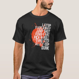 Basketball Player Court Ball Basketball Youths Kid T-Shirt