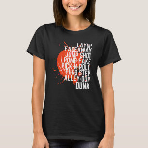 Basketball Player Court Ball Basketball Youths Kid T-Shirt