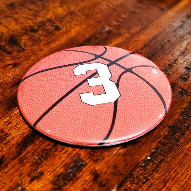 Basketball Player Custom Number or Initials Sports Magnet (Creator Uploaded)