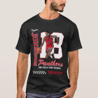 Basketball Player Custom Photo Jersey Number Red