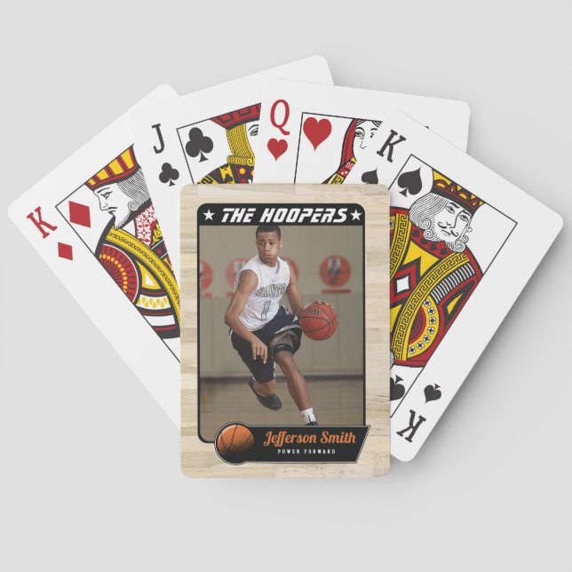 Basketball Player customisable Playing Cards (Back)