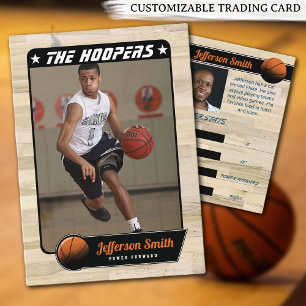 Basketball Player customisable Trading Card
