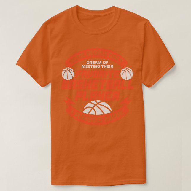 Basketball Player Dad Father Gift T-Shirt (Design Front)