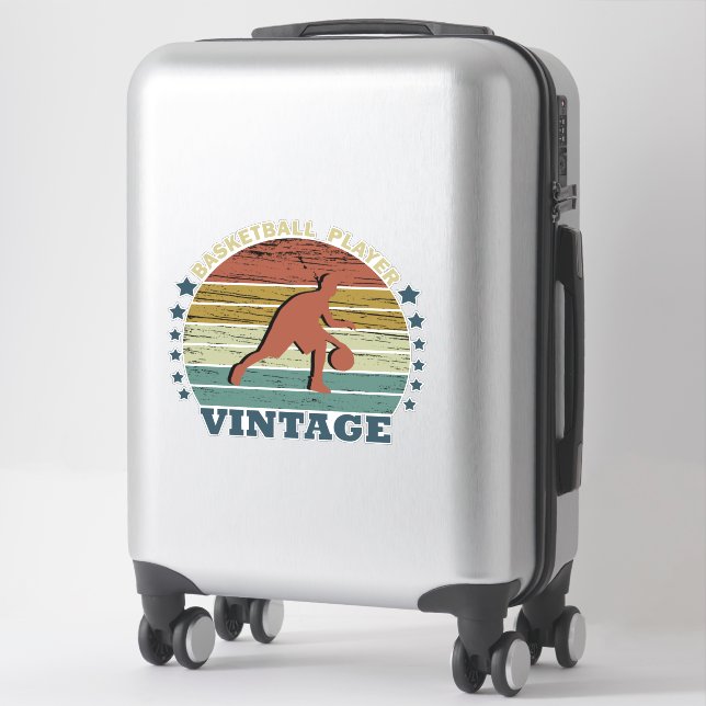 Basketball player dribbling (Suitcase)