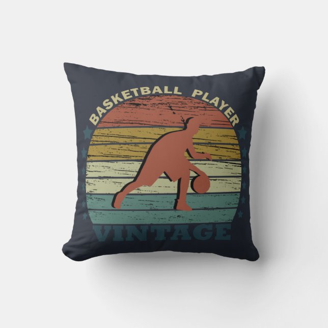Basketball player dribbling cushion (Front)