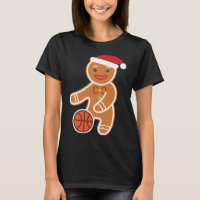 Basketball Player Gingerbread Funny Christmas