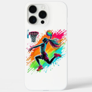 Basketball Player Girl Basketballer iPhone 16 Pro Max Case