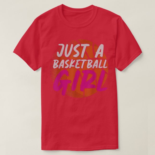 Basketball Player Girls Basketball Lover Women Bas T-Shirt (Design Front)