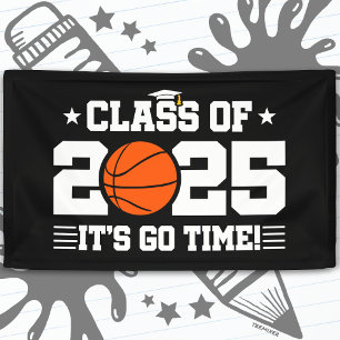 Basketball Player Graduation Class of 2025 Senior Banner