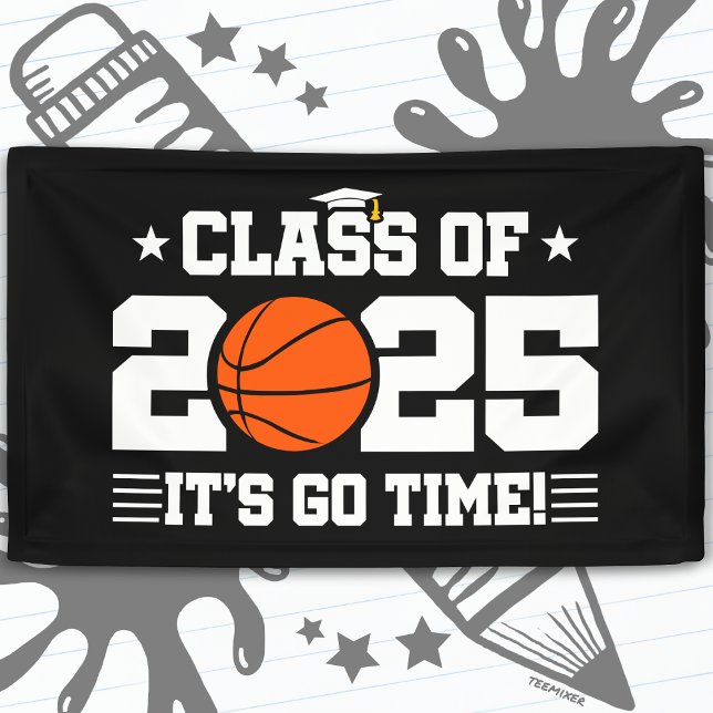 Basketball Player Graduation Class of 2025 Senior Banner (Creator Uploaded)