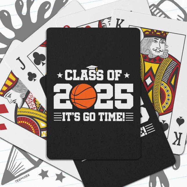 Basketball Player Graduation Class of 2025 Senior Playing Cards (Creator Uploaded)