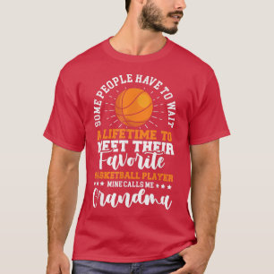 Basketball Player Grandma Grandmother Basketball E T-Shirt