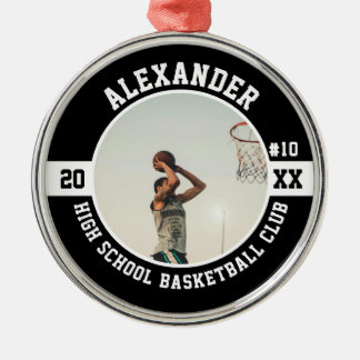 Basketball Player High School Team Senior Night Metal Tree Decoration