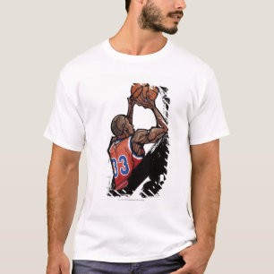 Basketball player holding ball T-Shirt