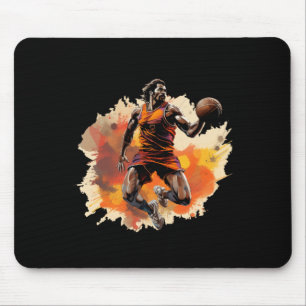 Basketball Player In Art Design 1 Mouse Pad