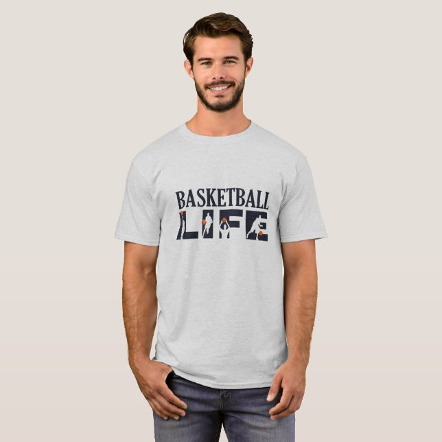 basketball player life T-Shirt (Front Full)