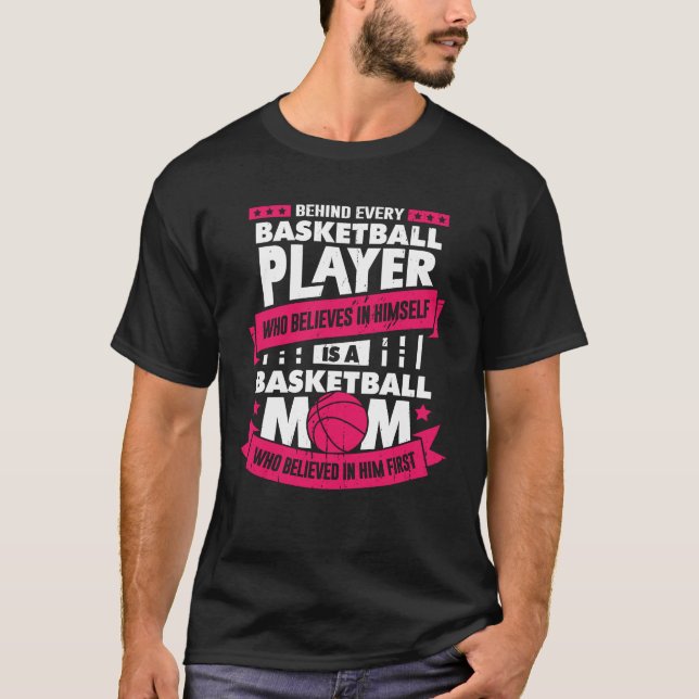 Basketball Player Mum Mother Gift T-Shirt (Front)