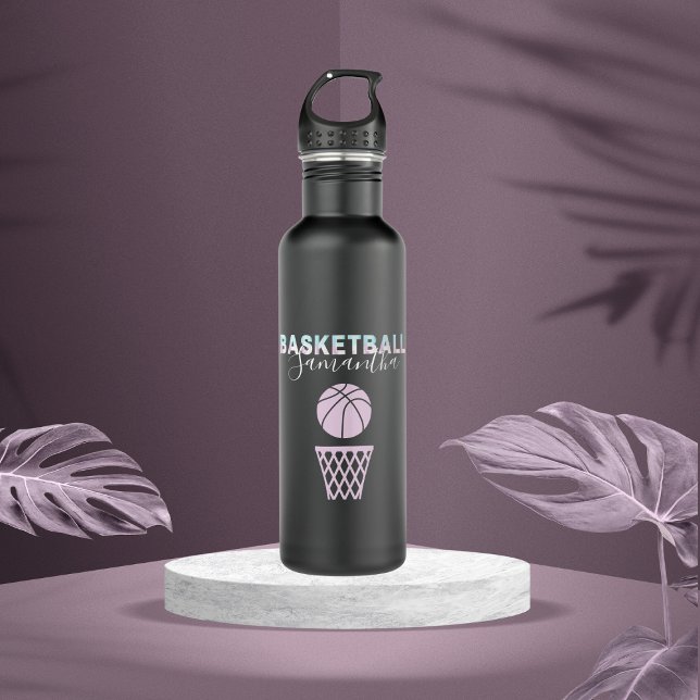 Basketball Player Name Cute Basket Personalised    710 Ml Water Bottle (Creator Uploaded)