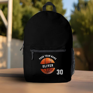 Basketball Player Name Number Team Name Sports Printed Backpack