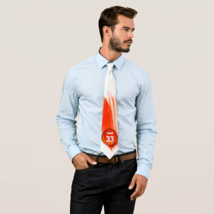 Basketball  Player Number Tie