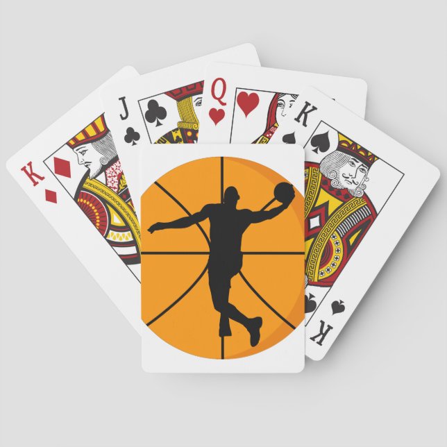 Basketball player. playing cards (Back)