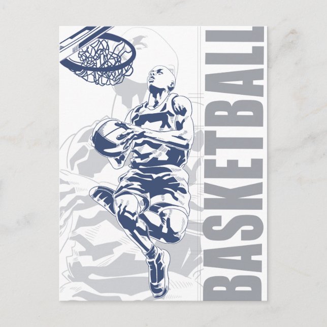 Basketball Player Postcard (Front)