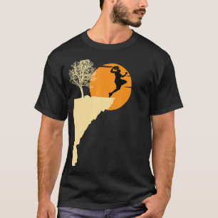 Basketball Player Retro Style Tree Vintage Basketb T-Shirt