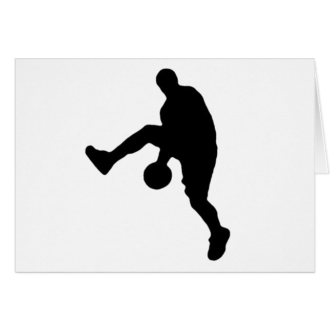 Basketball Player Silhouette (Front Horizontal)