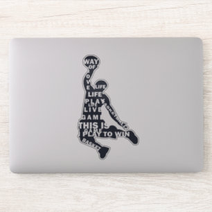 Basketball player slam dunk