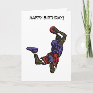 Basketball Player-Slam Dunk Card