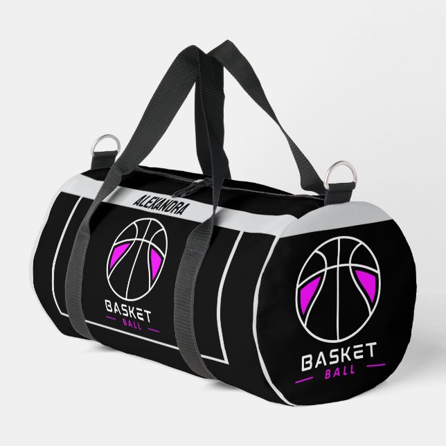 Basketball Player, Team, Birthday Gift   Duffle Ba Bag (Left Corner)