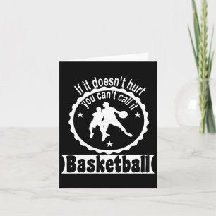 Basketball Player Team Coach Sayings Gift Idea Card
