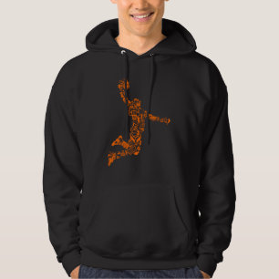 Basketball Player Vintage Sports Athlete Hoodie