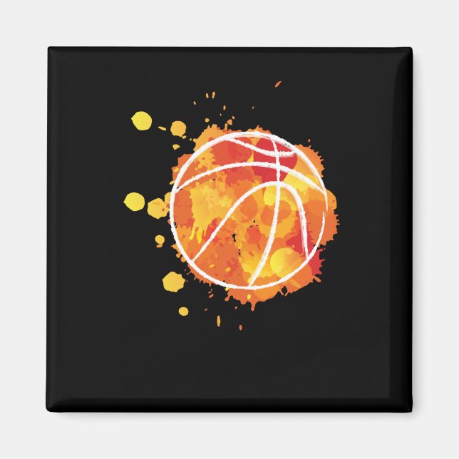 Basketball Players Basketball  Magnet (Front)
