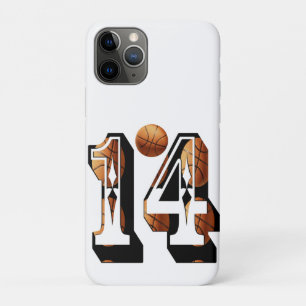 Basketball Players Number Fourteen Picture Logo, Case-Mate iPhone Case