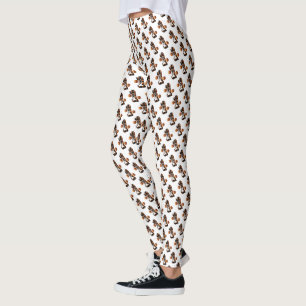 Basketball Players Number One With Basketballs,  Leggings
