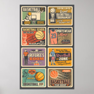 Basketball players’ poster