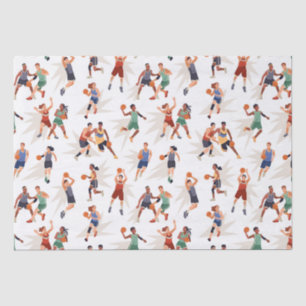 Basketball Players Tissue Paper