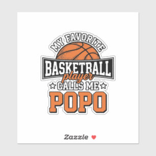 Basketball Popo Funny Vintage Sports Design_1