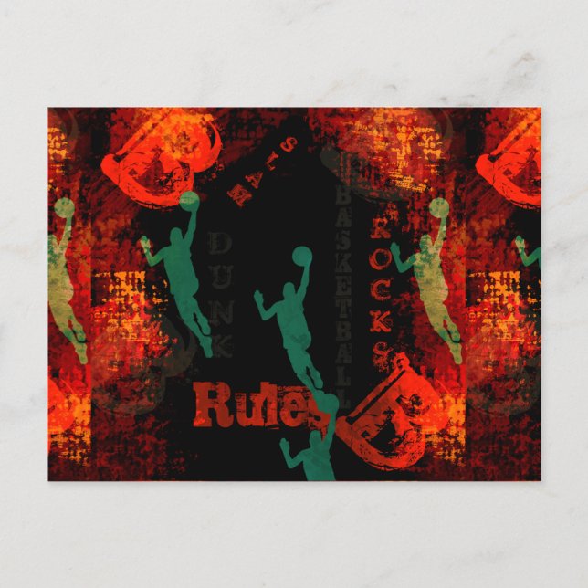 BASKETBALL    POSTCARD (Front)