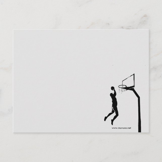 BASKETBALL POSTCARD (Front)