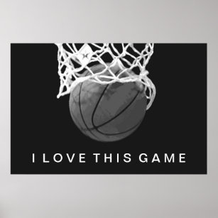 Basketball Poster I Love This Game