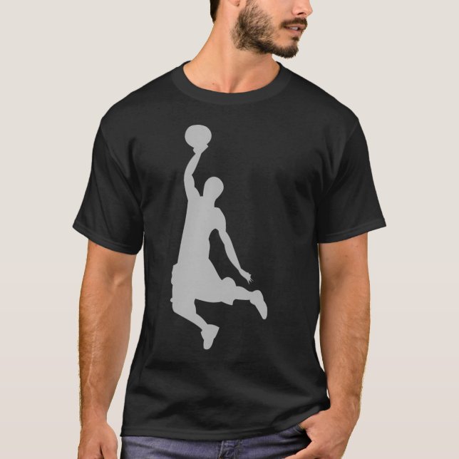 Basketball Print T-Shirt (Front)