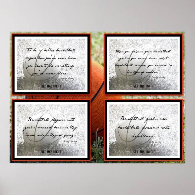Basketball Quotes Poster 5-8 (Front)