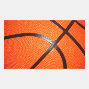 Basketball Rectangular Sticker