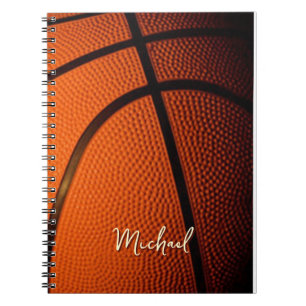 Basketball Replace Own Name Customisable Notebook