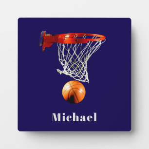Basketball Replace with Your Name Plaque