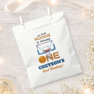 Basketball Rookie Of The Year First Birthday Favour Bags