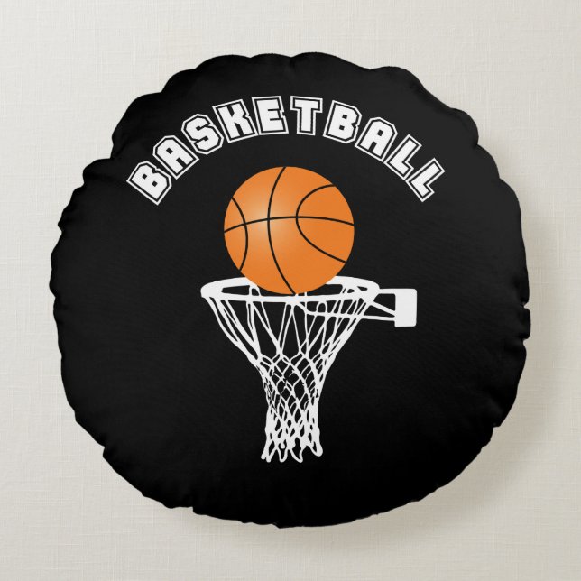 Basketball Round Cushion (Front)