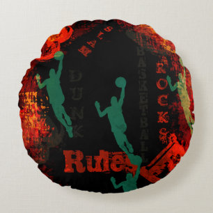 BASKETBALL ROUND CUSHION